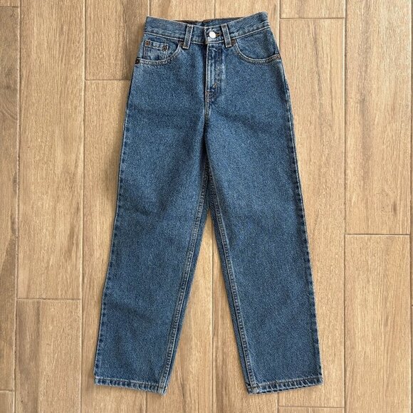 Levi's Other - Vintage Levi's 550 Jeans Girl's 10 Blue Denim Medium Wash Slim Relaxed Fit 90s